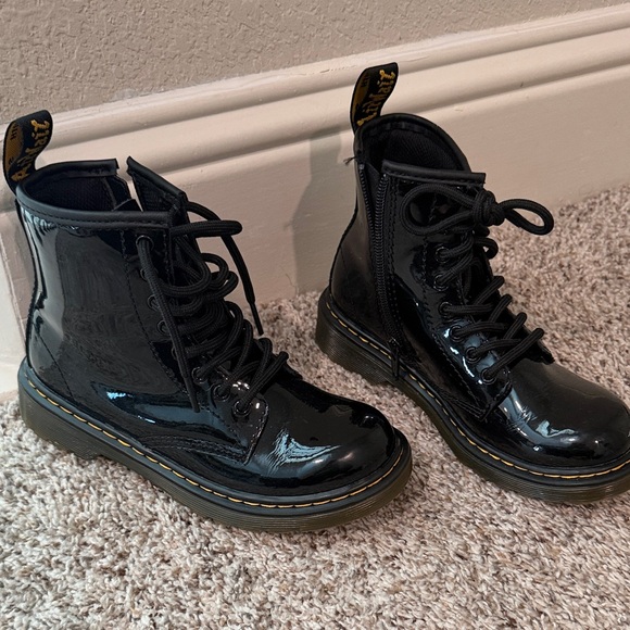 Dr. Martens Other - Black Patent Leather Dr. Martens Lace-Up Boots